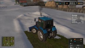 Пришла зима! Чистим снег на тракторе МТЗ-82! FARMING SIMULATOR 17