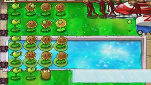 Plants vs. Zombies: Прохождение Мини-Игры - Удача на Бобслее даc Жирным Задротом
