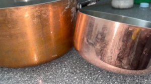 МЕДНЫЕ КАСТРЮЛИ ,СТОИТ МНОГО РАЗ ПОДУМАТЬ  ПЕРЕД ПОКУПКОЙ !!!!!!!