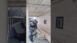Имитация бруса своими руками