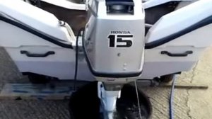 honda 15 hp outboard on terhi micro fun