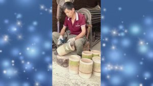 Изтовление ёмкости из бамбука под сыпучие продукты