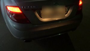 Сочный выхлоп на Mercedes CL500 W216