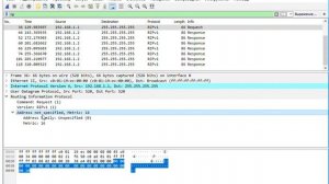 WireShark. Захват и анализ трафика RIPv1 (WireShark. Capture and analise RIPv1 traffic)