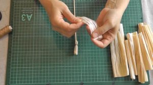 Хризантемы из талаша. Мастер-класс