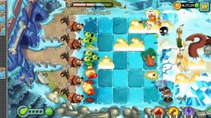 Зомбобос МАМАНТ - ледяной уровень / Растения против Зомби2 - Plants vs Zombies 2