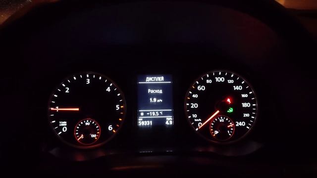 Volkswagen Tiguan 1 2.0 TDI CLJA (Stage 1 185hp) Cold Start -20C смотреть онлайн