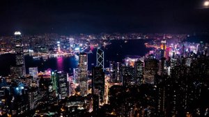Mind-blowing drone video of the city at night / Потрясающее видео ночного города с дронa