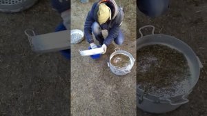 Просеивание кормов для КРС пенсильванским ситом