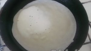 Блины на воде с творогом