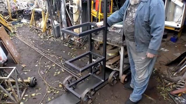 Сварочная тележка своими руками.  Мобильный сварочный пост.