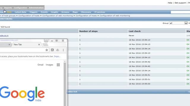 How to add URL in Zabbix