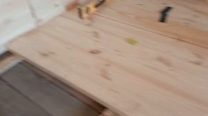 монтаж Шпунтовонной половой доски, всё просто