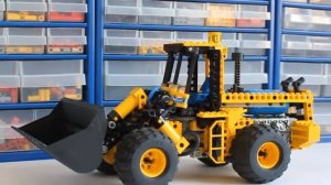 LEGO Technic Фронтальный погрузчик 8459 - Легенды ЛЕГО Техник - Обзор №2