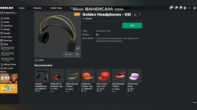 [Free Items] How to get the GOLDEN HEADPHONES and AOTP HAT (KSI EVENT!) | Roblox смотреть онлайн