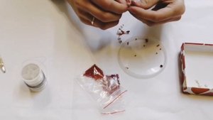 Мастер-класс "Серьги из бисера в индийском стиле"
