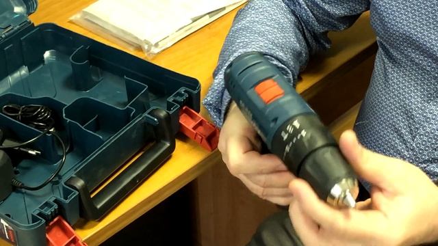 Ударная дрель-шуруповерт BOSCH GSB 120-LI смотреть онлайн