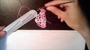 Вязание крючком для детей  Вязаная косынка для девочки крючком 1 часть