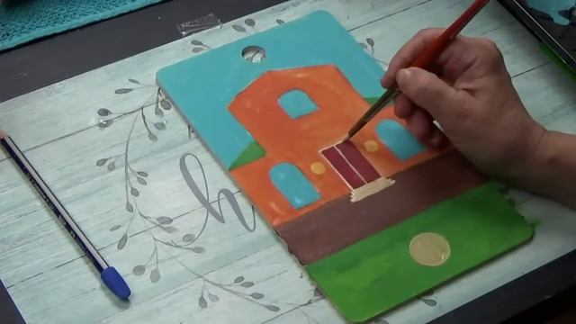 Городецкая роспись || Сюжетная композиция смотреть онлайн