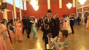 Бальная игра с зеркальцем. Покровский бал студии РПУ. www.rpu-dance.ru