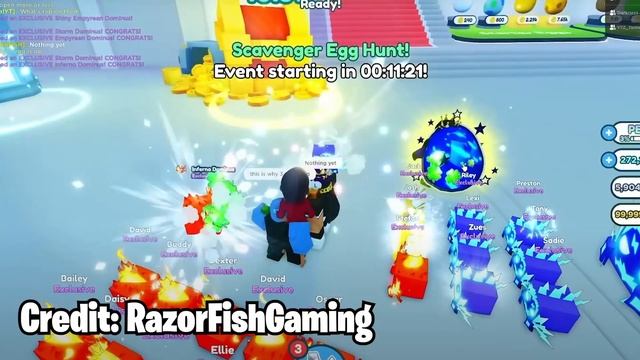 ?? Luckiest Youtubers Hatching Titanic Dominus Astra In Pet Simulator X! (Roblox) - Comet Event! смотреть онлайн