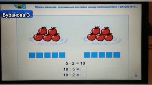 Математика 2 класс.  Связь между компонентами и результатам умножения