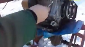 МЕНЯЕМ МАСЛО НА ЗИМНЮЮ СИНТЕТИКУ   КАК МЕНЯТЬ МАСЛО. МОТОБЛОК НЕВА.