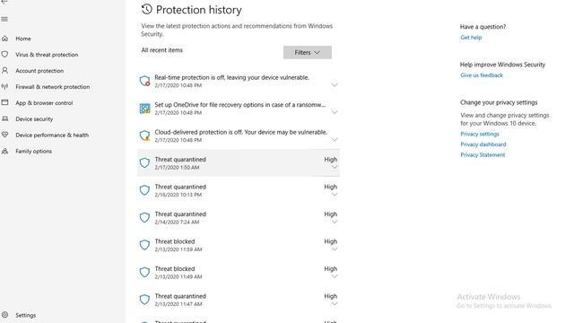 How to Recover deleted file from Windows defender or windows security on Windows 10 смотреть онлайн