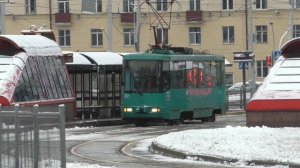 Общественный транспорт города Минска, ул. Долгобродская(ст. метро Партизанская)(трамвай)🚊