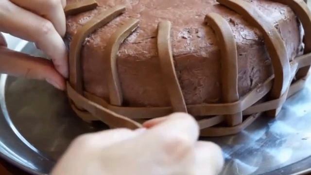 ТОРТ КОРЗИНА ИЗ МАСТИКИ МАСТЕР КЛАСС