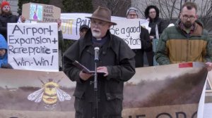 Bell Bowl Prairie Rally and Press Conference March 8, 2023