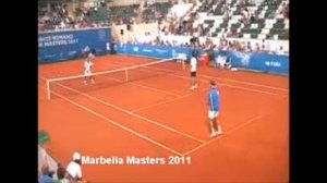 Mansour Bahrami Ronald Agenor Pat Cash Younes El Aynoui Marbella 2011