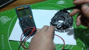 проверка диодного моста автомобильного генератора. checking the diode bridge of a car generator