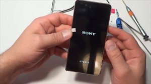 Sony Xperia Z3 + замена дисплея LCD в домашних условиях. Разборка, ремонт, замена экрана, сенсора.