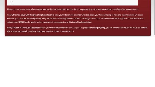How to autofocus next TextInput on react-native смотреть онлайн
