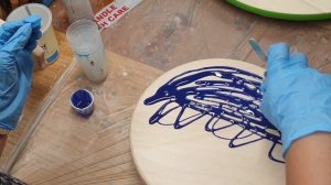 76. Epoxy Resin Art - Ocean Waves on Wood Panels ???? My 1-2-1 Intro to #resinart w/ Wardys Waves