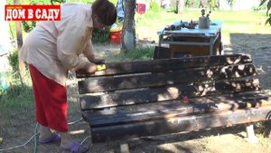 Новая жизнь старой скамейки - бюджетная реставрация