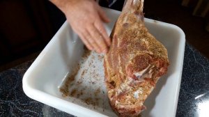 Пршут или хамон из баранины.  Часть 1.