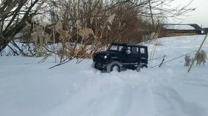 Снежные замесы на Гелике RC G500 MN 86K