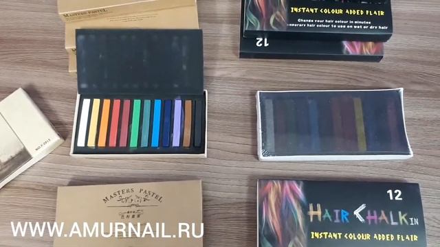 Обзор цветных мелков для волос