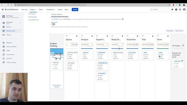Настройка Jira под Канбан в Data Science смотреть онлайн