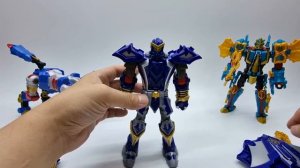 SUPER 10 SEASON 2 SPINOS DRACUS LYCAN ROBOT TOYS TRANSFORM