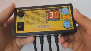ATOS  АТОС инструкция по эксплуатации автоматики для твердотопливного котла