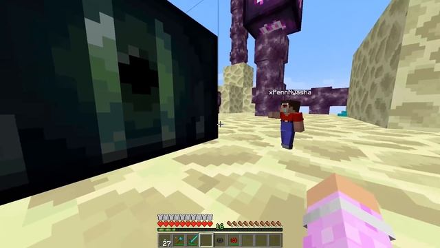 Я НАШЕЛ САМЫЙ МАЛЕНЬКИЙ ПОРТАЛ В ЭНДЕР МИР в Майнкрафт И ПОСТАВИЛ В ДЕРЕВНЕ ЖИТЕЛЕЙ ЛОВУШКА смотреть онлайн