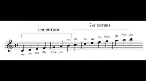 Ноты первой и второй октавы | Выпуск 2