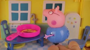 Свинка Пеппа жирная свинья стала злой и голодной мультик для детей