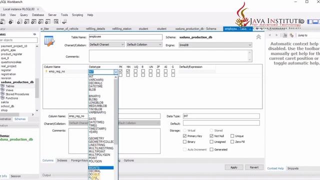 Data Base Task 02 |How to Create Tables | 1st Year | Java Institute| Dileesha Rathnathilake смотреть онлайн