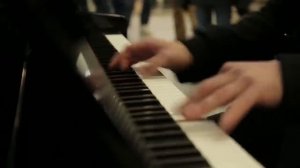 When a professional musician sits down at a public piano