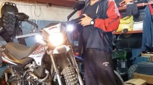 дхо на мотоцикле. дневные ходовые огни.