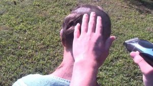 How to give a High and Tight, Military style Fade, hair cut. Buzz cut. 2, 1, 0... Daddy's turn!